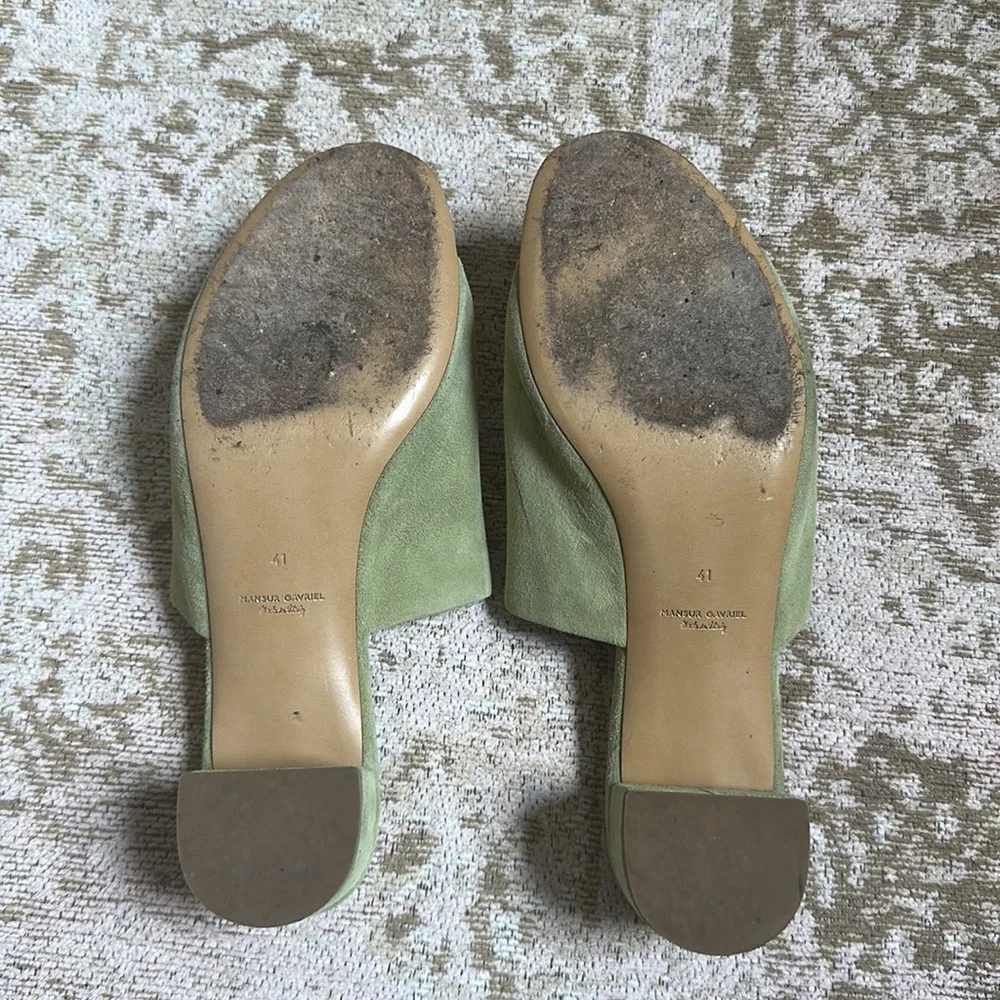 mansur gavriel 90s suede mules - Picture 2 of 3